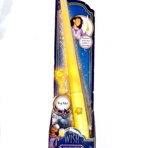 Disney Wish Asha Motion Activated Magic Wand-Yellow